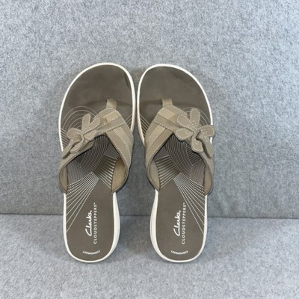 Clarks Women Brinkley Flora Style# 26160791 Size 8 Color Taupe